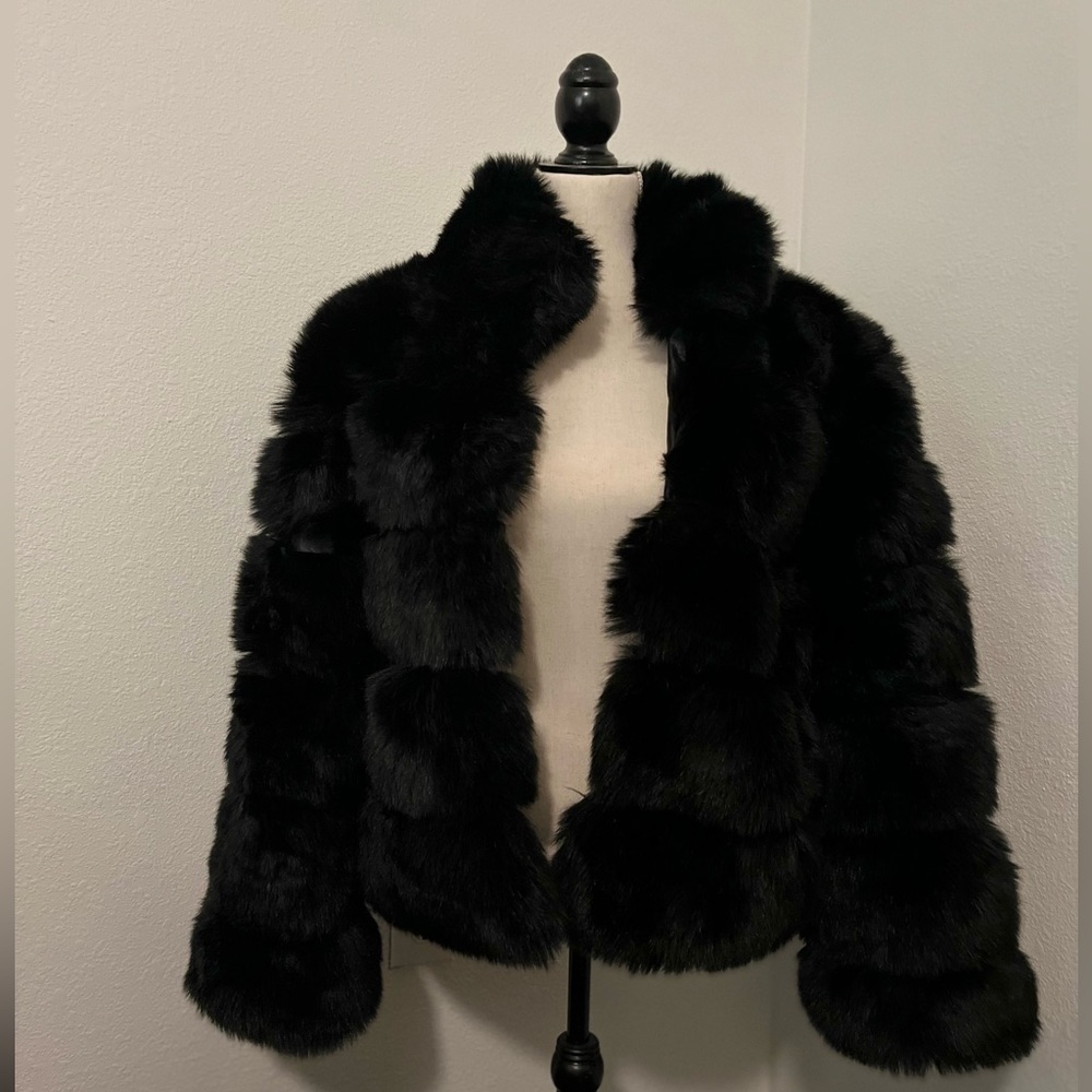 Black Fur Coat